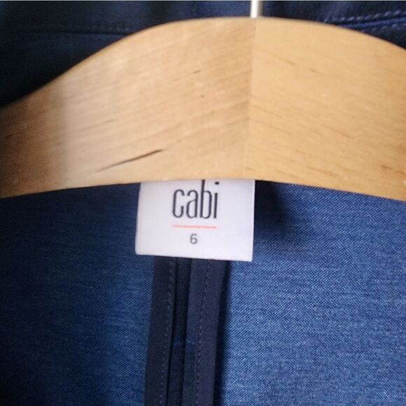 Cabi plaid one button front windowpane blazer - Picture 7 of 16